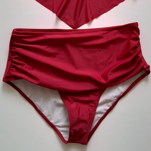 Sexy Red Tankini Bikini Swimsuits, Sz (US 6-12), NWT! - Picture 6 of 7